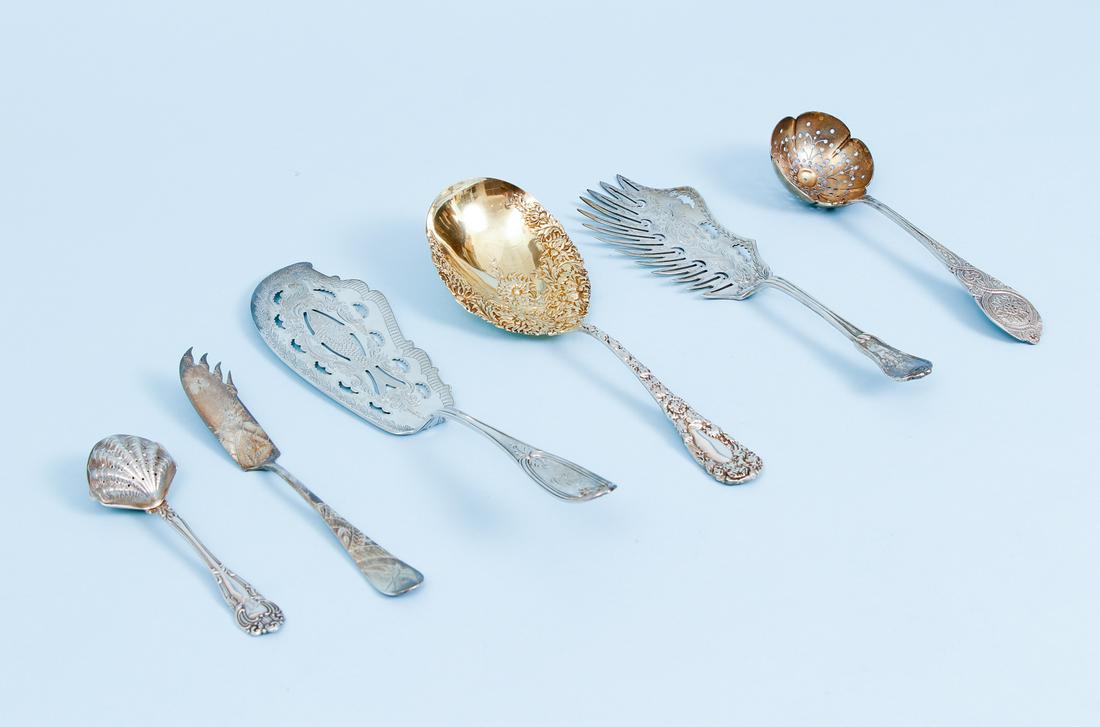 7 piece assorted Sterling Serving American (1 of 20)