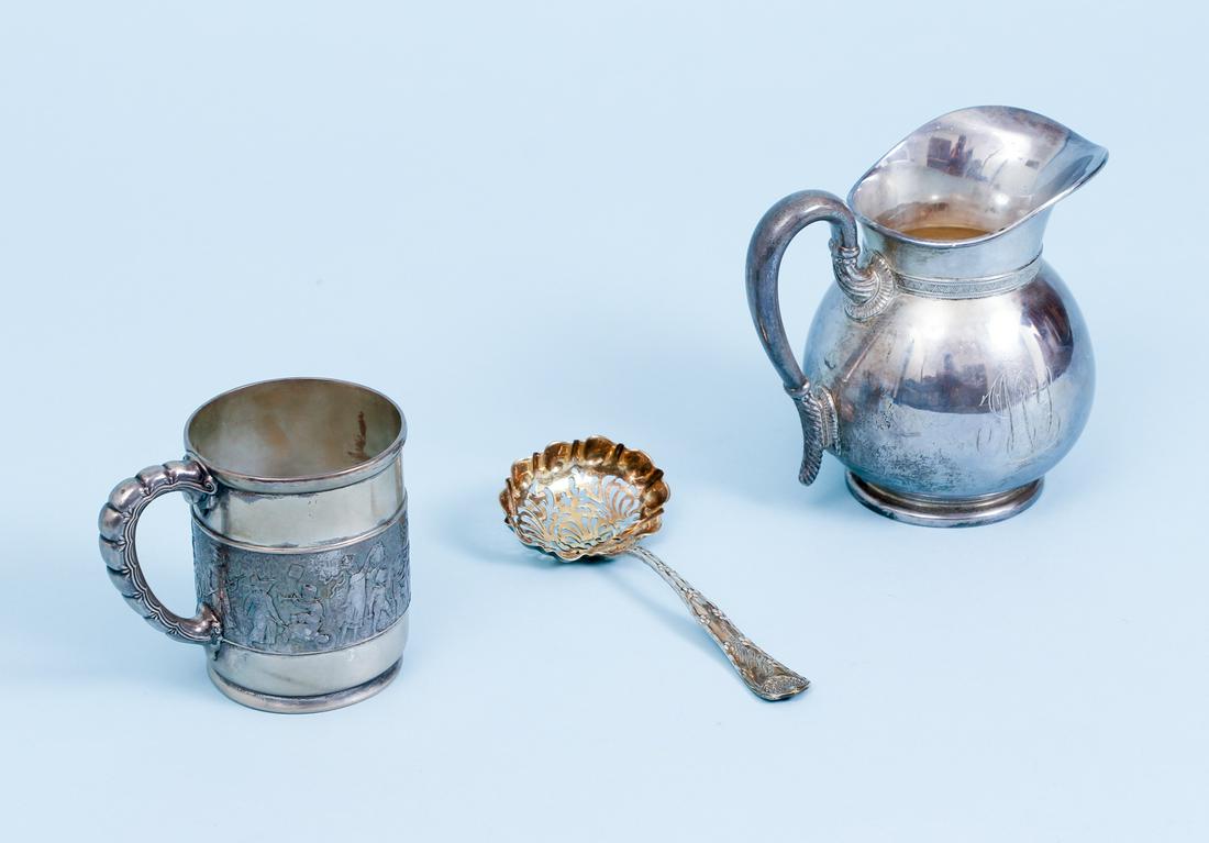Tiffany 3 pc Sterling Pitcher Cup Spoon (1 of 16)