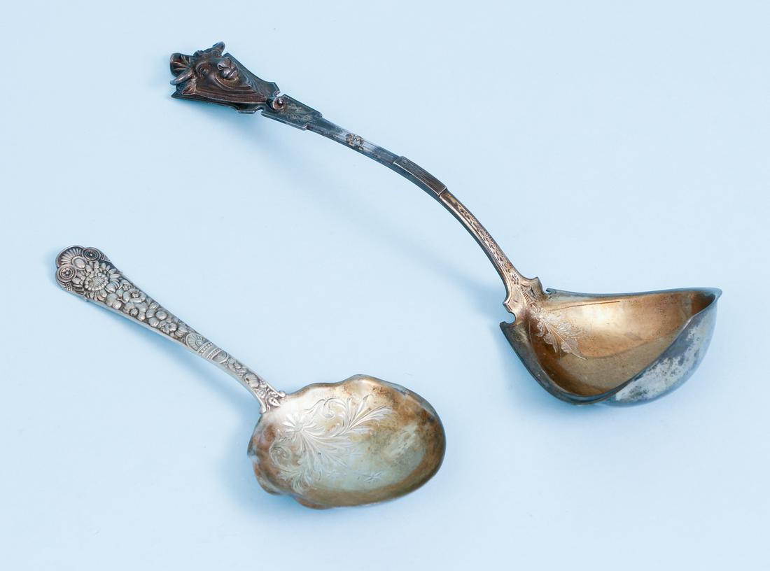 2 Large Sterling Serving Spoons (1 of 12)