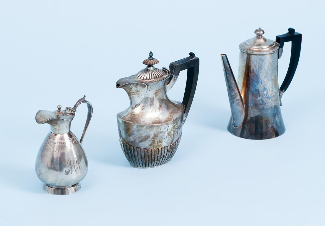 3 Sterling Lidded Handled Pitchers (1 of 20)