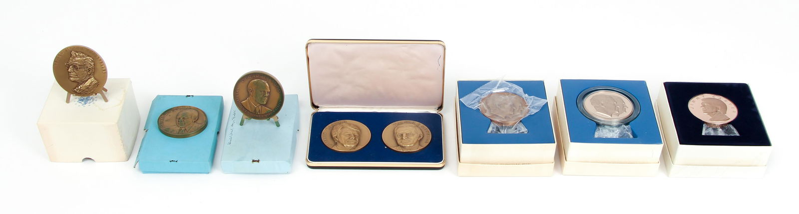 Group of Bronze Presidential Inauguration Medals (1 of 8)