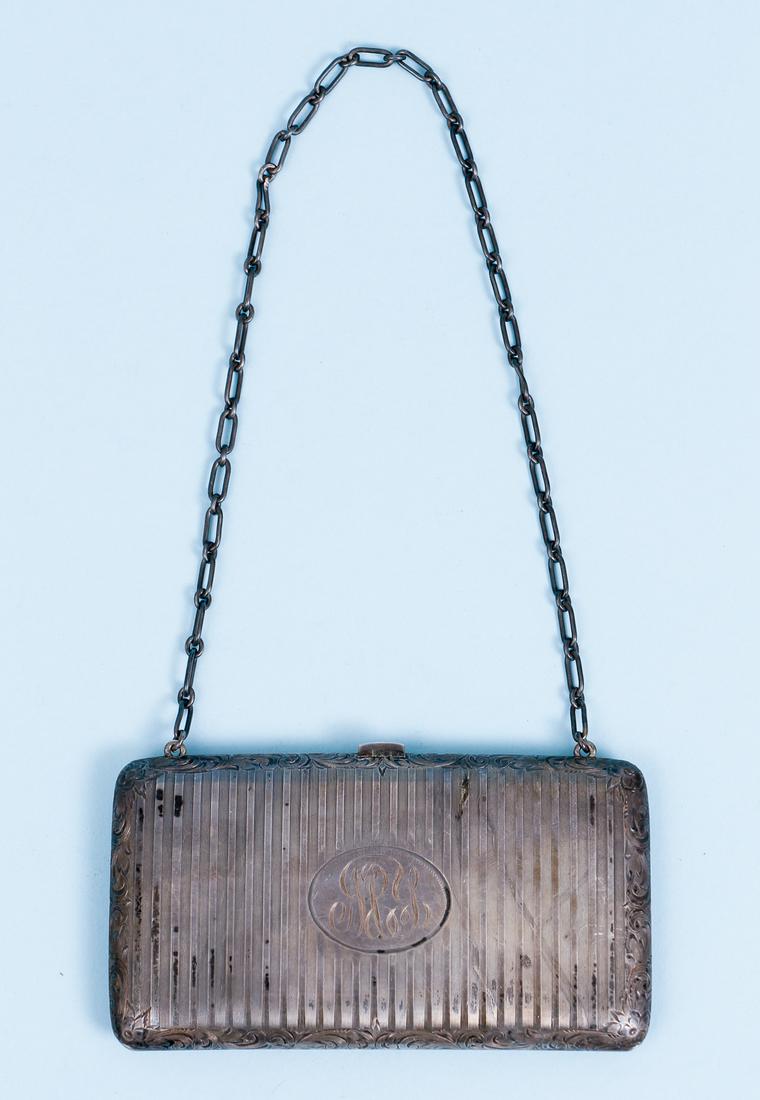 Vintage Sterling Wallet with Chain (1 of 7)