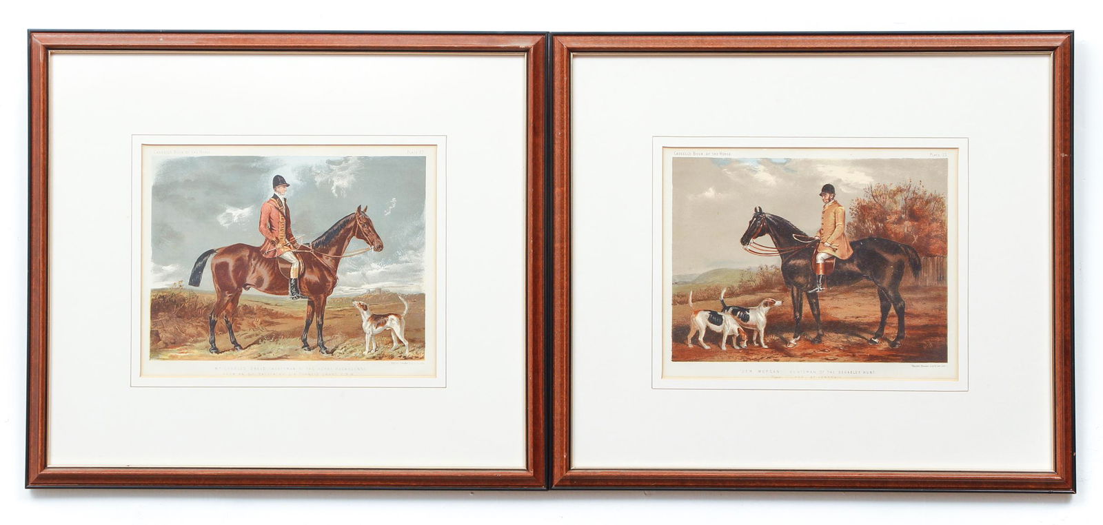 Pair Equestrian Chromolithos Cassell's (1 of 13)