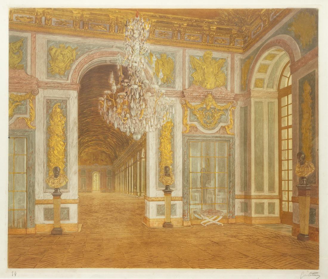 Gaston de Latenay Color Etching Palace (1 of 8)