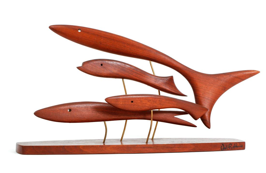 Val Robbins Mid Century Sculpture Fish (1 of 9)