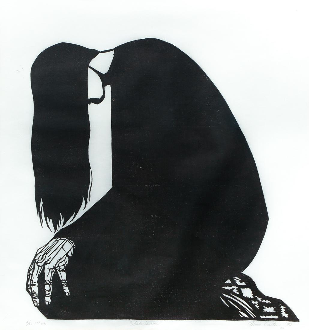 Bruce Carter Submission Woodblock (1 of 8)