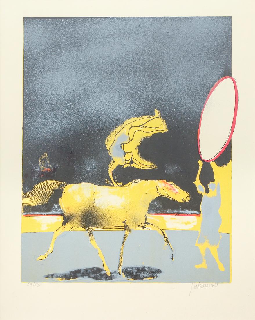 Paul Guiramand Signed Lithograph Circus (1 of 8)