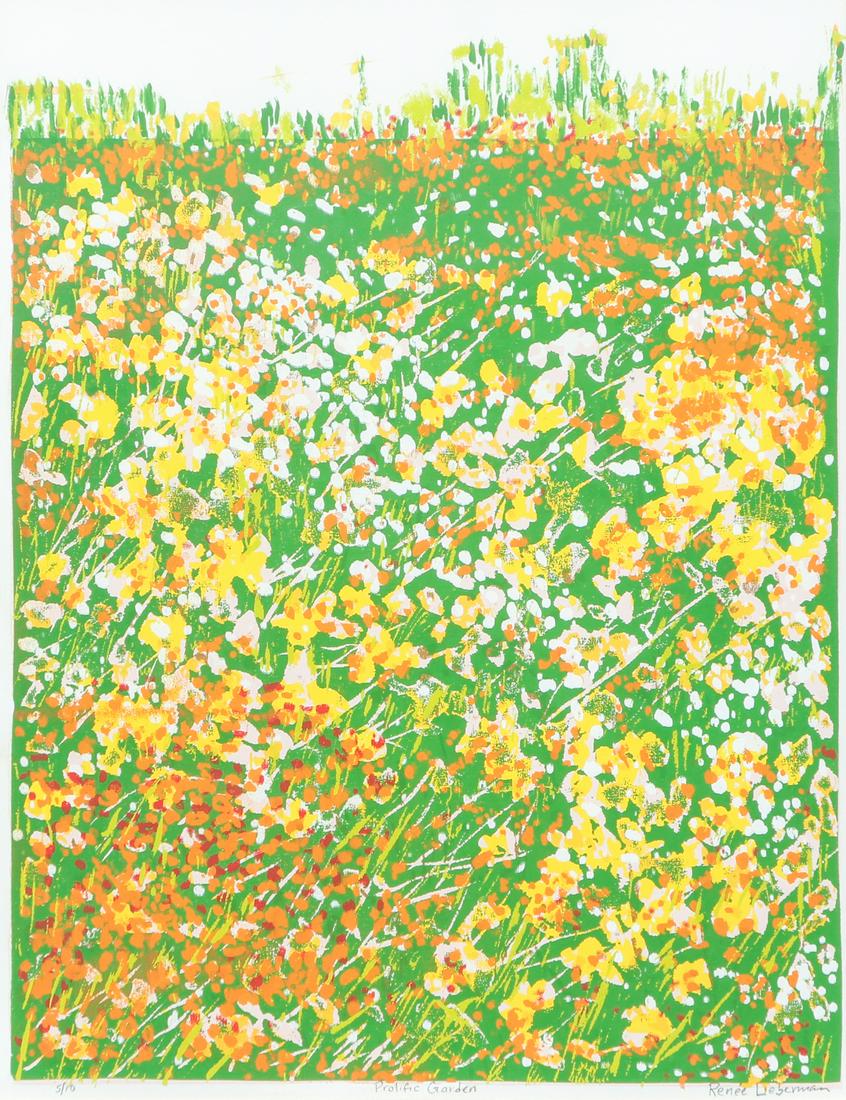Renee Lieberman Prolific Garden Signed Litho (1 of 8)