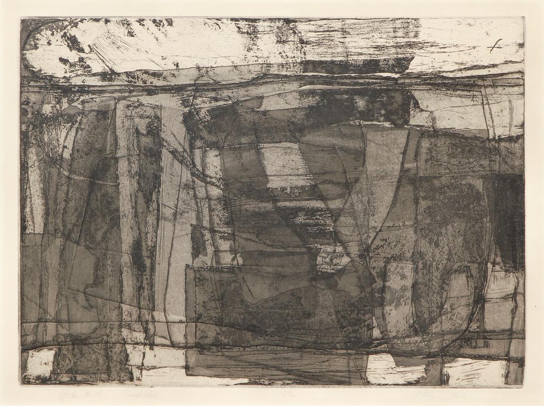 Abstract print signed Maier (1 of 9)