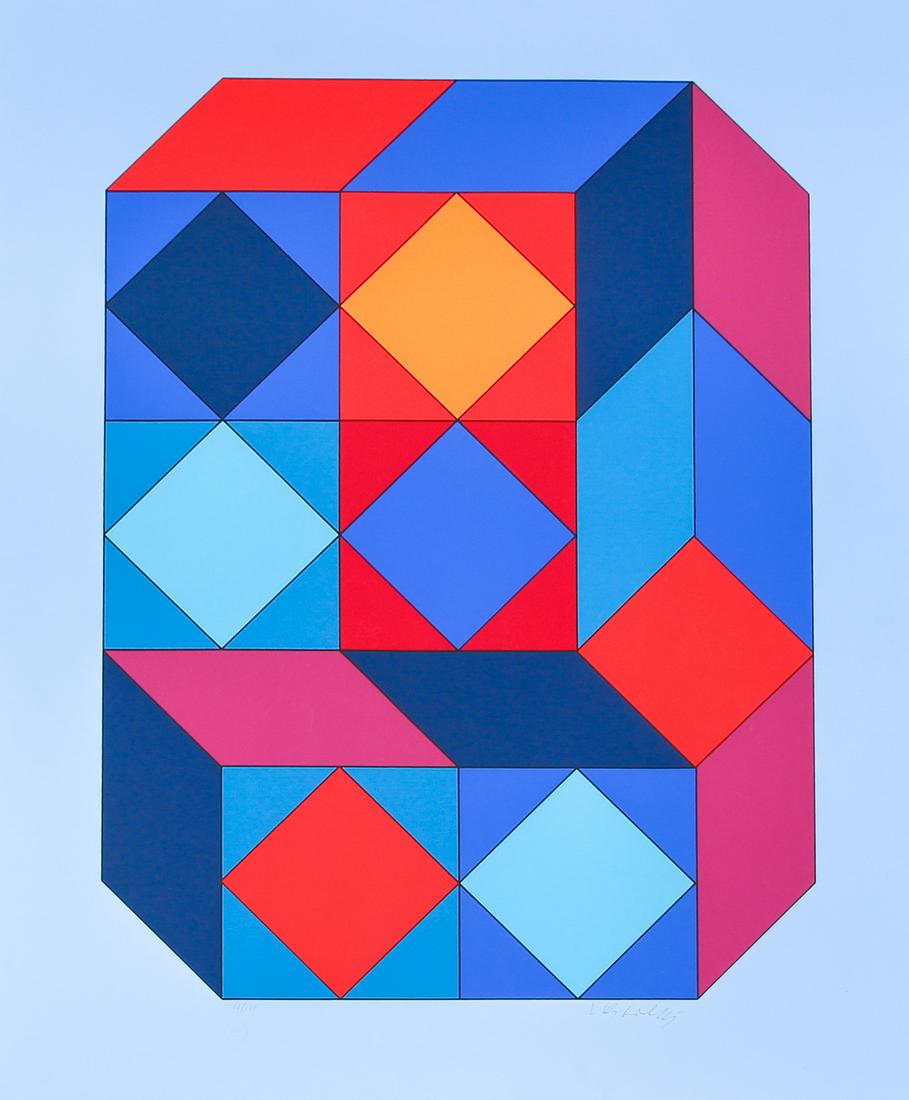 Victor Vasarely, VY-29-F orig Serigraph Album Xico (1 of 7)