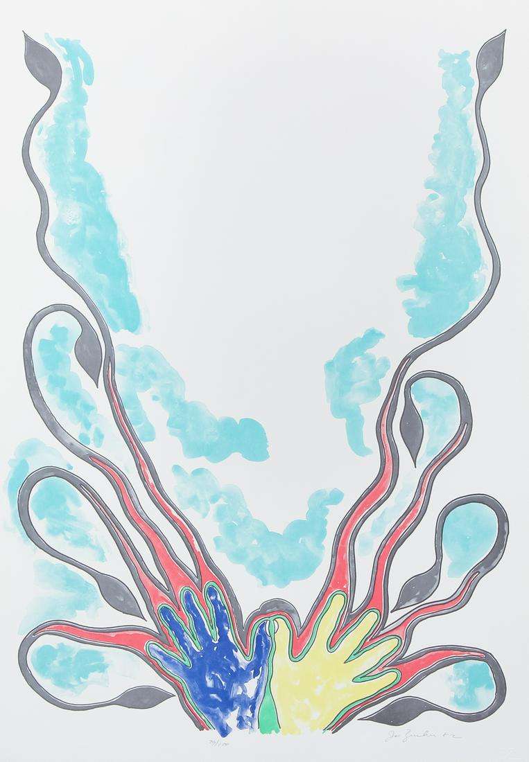 Joe Zucker 1982 signed lithograph Surfacing Images (1 of 7)