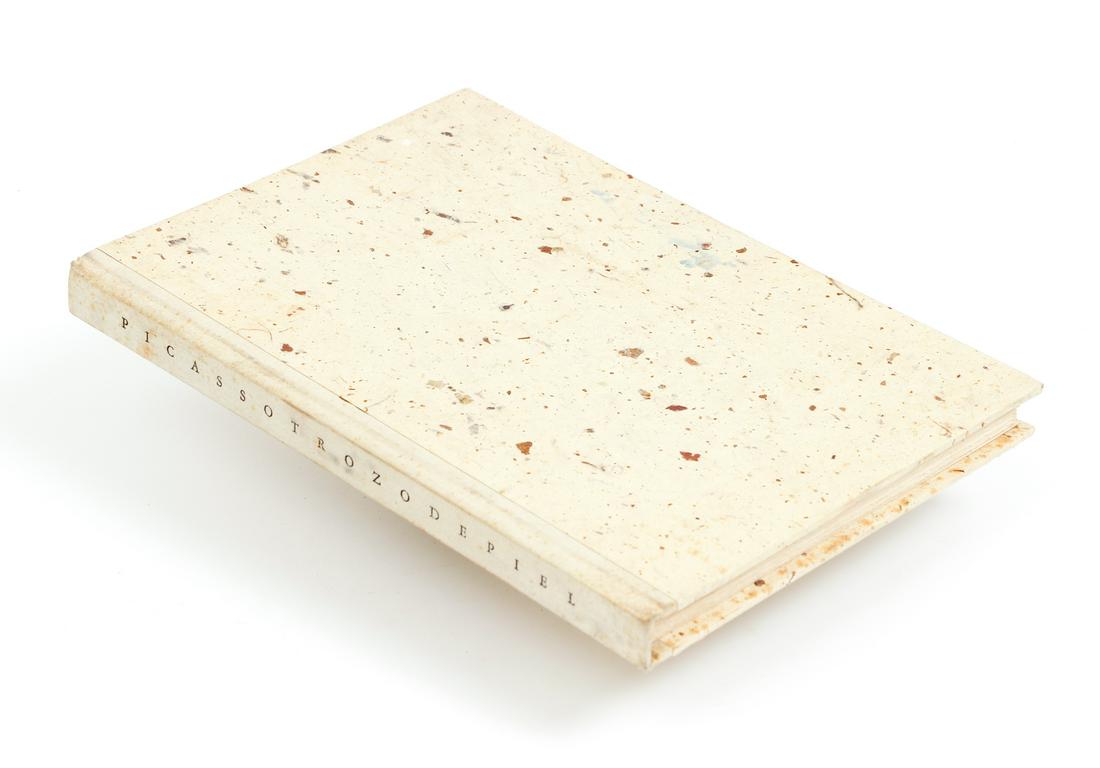 Pablo Picasso Trozo de Piel 1/100 Fine Press: Picasso, Pablo and translated by Anthony A. Hall, Trozo de Piel, number 89 of 100 copies, 1979, Bow and Arrow Press, Cambridge, MA, hardcover, 4to., cloth-backed boards, poetry by Picasso in the origi