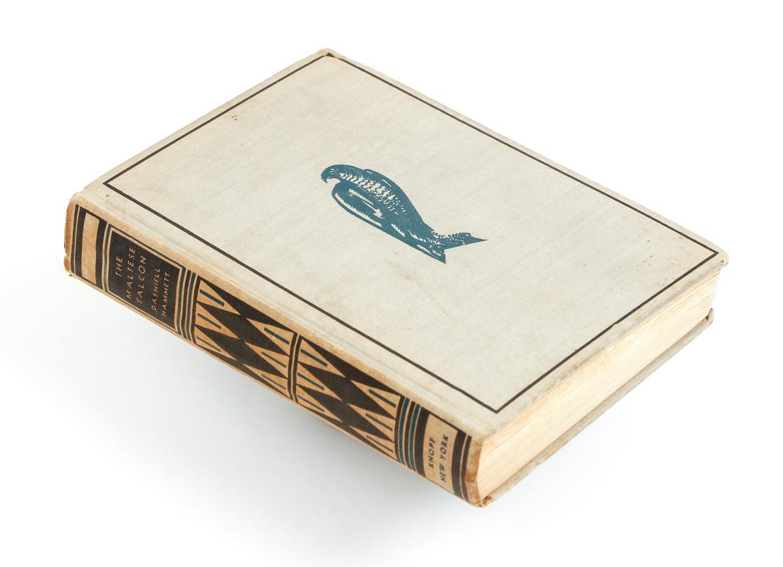 Hammett Maltese Falcon First Edition 1930: Hammett, Dashiell, The Maltese Falcon, 1930, First edition, first printing, Knopf, New York, hardcover, original binding, no dust jacket. Layman A.3.1.a.