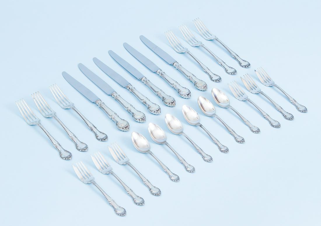 Gorham English Gadroon Sterling Flatware 24pcs (1 of 12)