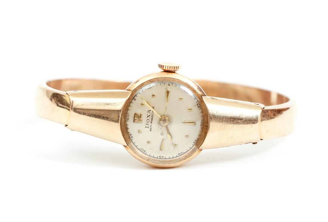 Vintage 14K Doxa Swiss Mechanical Wristwatch (1 of 4)