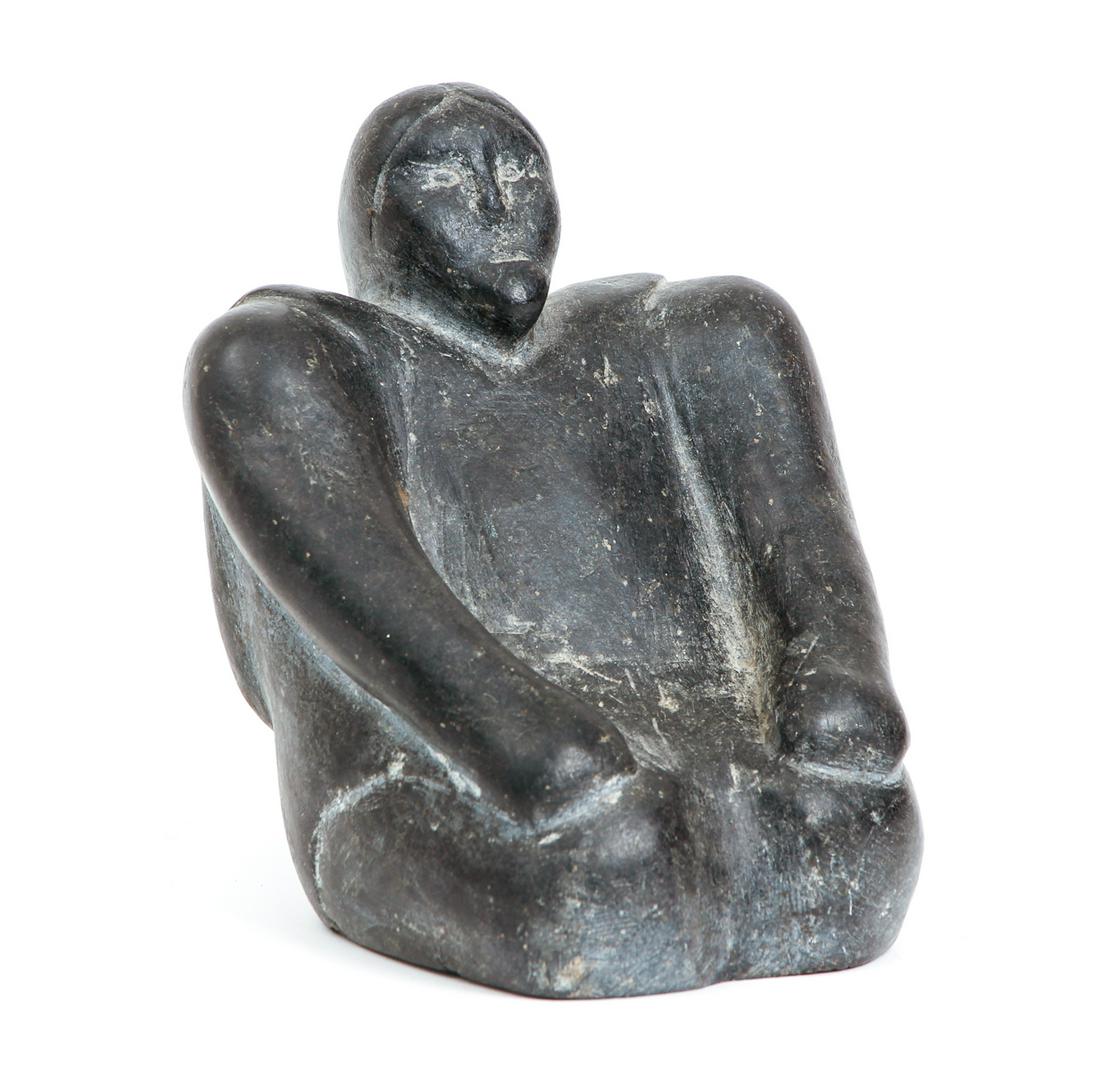 Andy Mamgark Inuit Stone E1-164 Female (1 of 6)