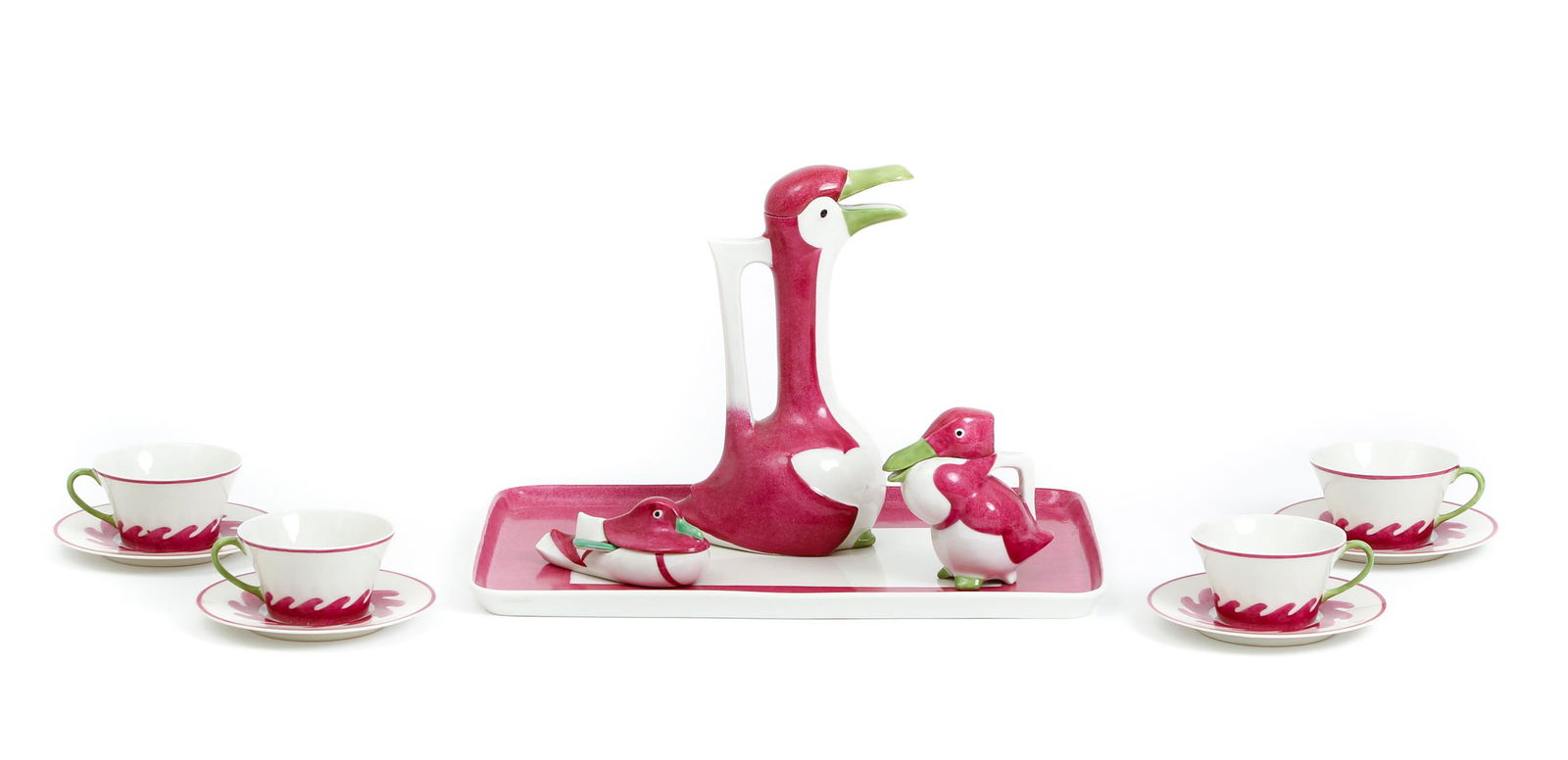 Sandoz for Limoges Ducks Art Deco Coffee Service (1 of 19)