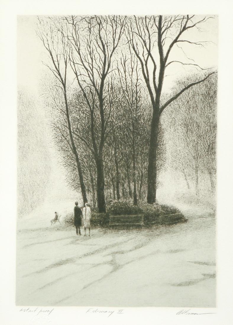 Harold Altman February II Signed orig litho (1 of 8)