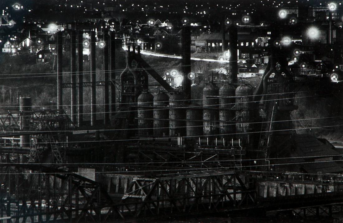 Bill Wade 1980's photo Eliza Furnaces Night (1 of 7)