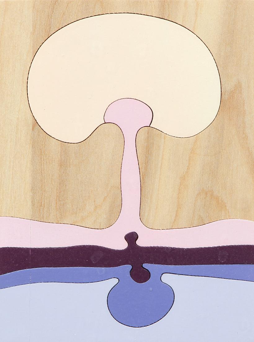 3 Rix Jennings painted wood puzzle artworks (1 of 9)