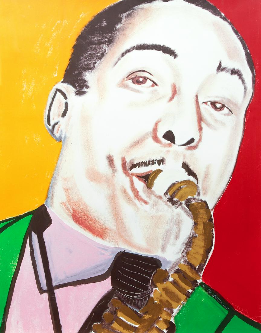 Frederick J. Brown orig jazz serigraph (1 of 7)