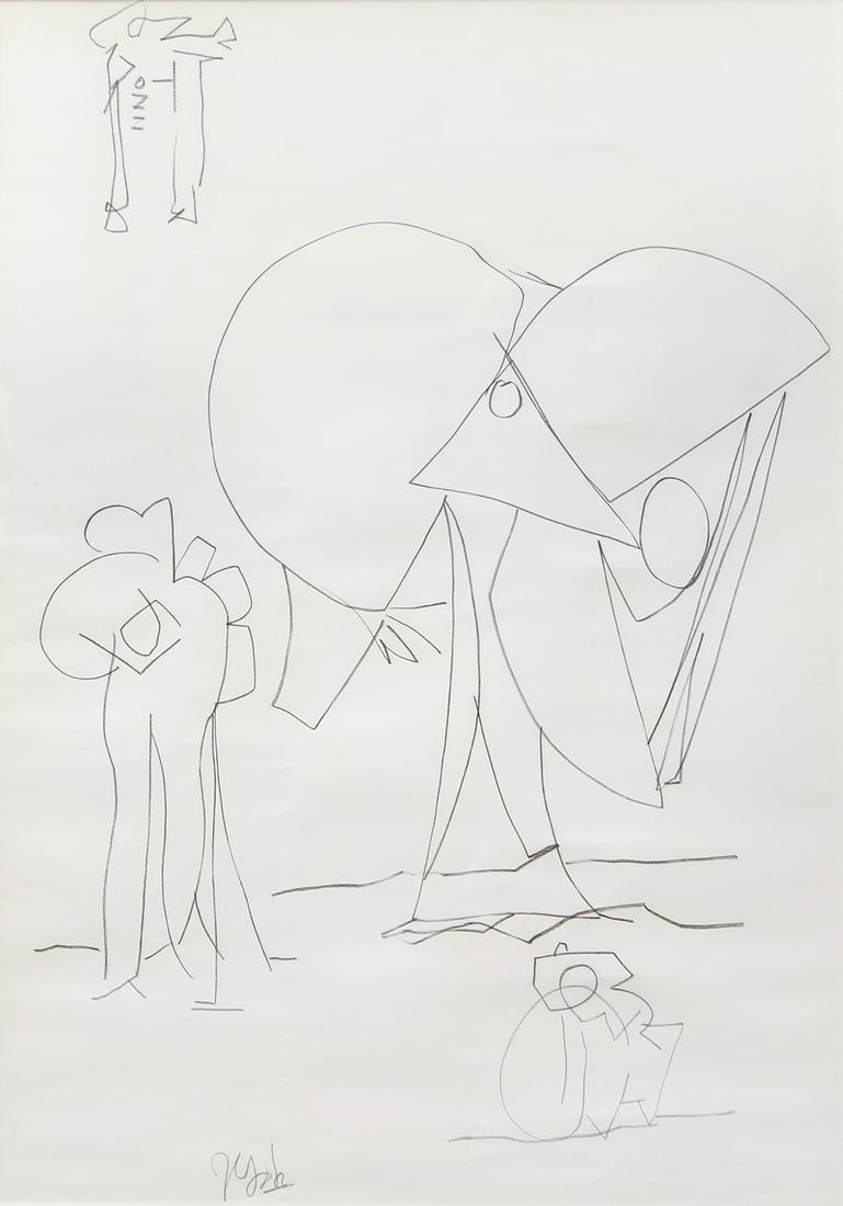 Joe Goto Untitled drawing Sculpture Studies (1 of 8)