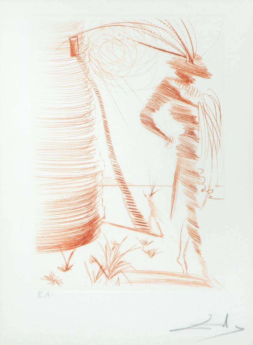 Salvador Dali 1968 etching Romeo and Juliet (1 of 7)
