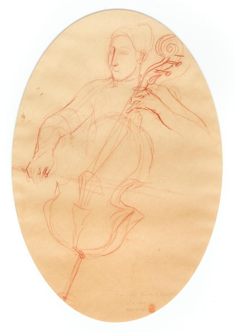 Wook-Kyung Choi Drawing Cello (1 of 8)
