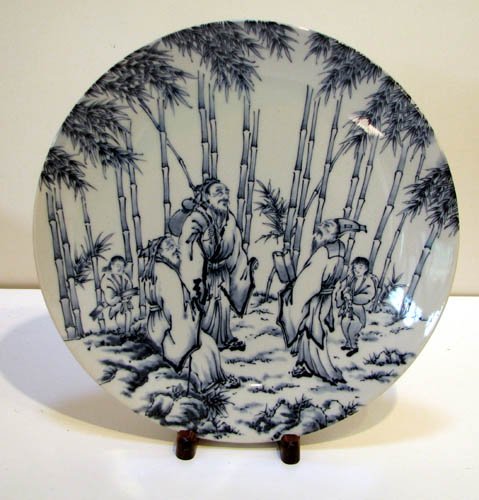 4 Imari style and Korean Charger plates