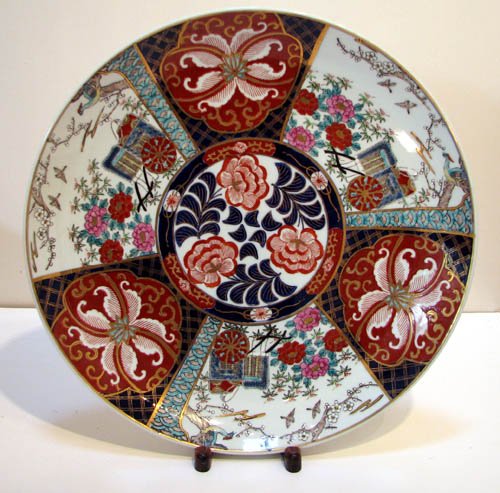 4 Imari style and Korean Charger plates - 4