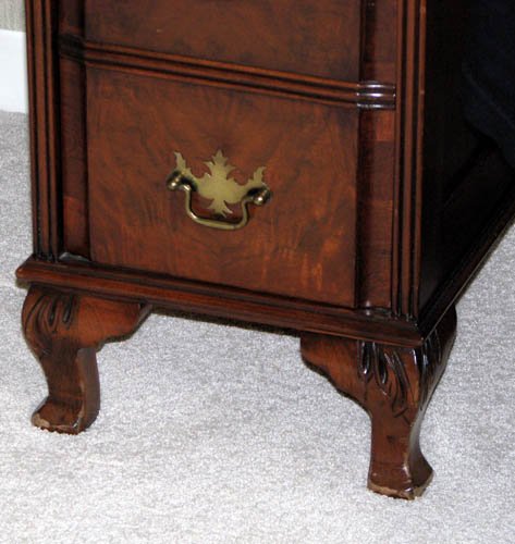 Walnut Kneehole Desk - 2