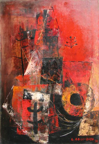 Osby 1950's painting Indian Summer