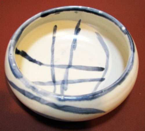 9 Ceramic Plates and 1 bowl by Klara Kaufman - 4