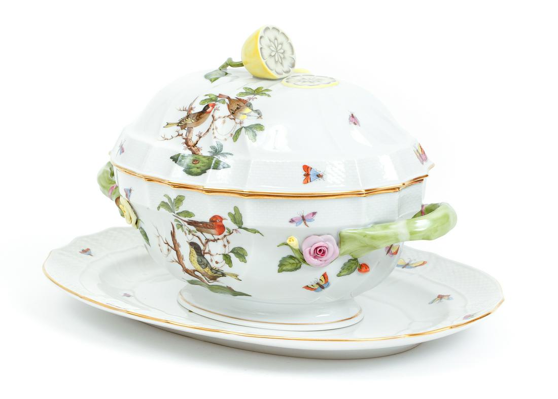 Herend Tureen Rothschild Bird Lemon (1 of 15)
