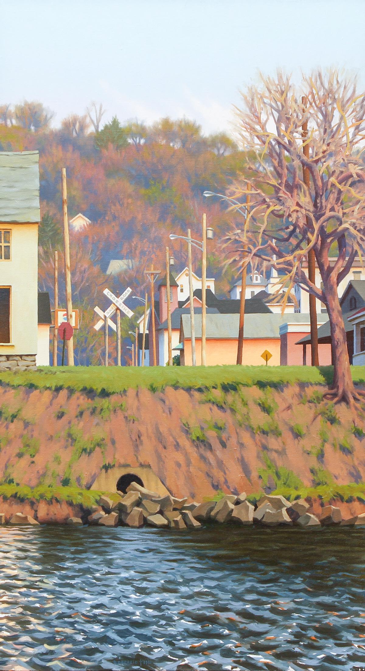 Ray Defazio River Town painting (1 of 8)