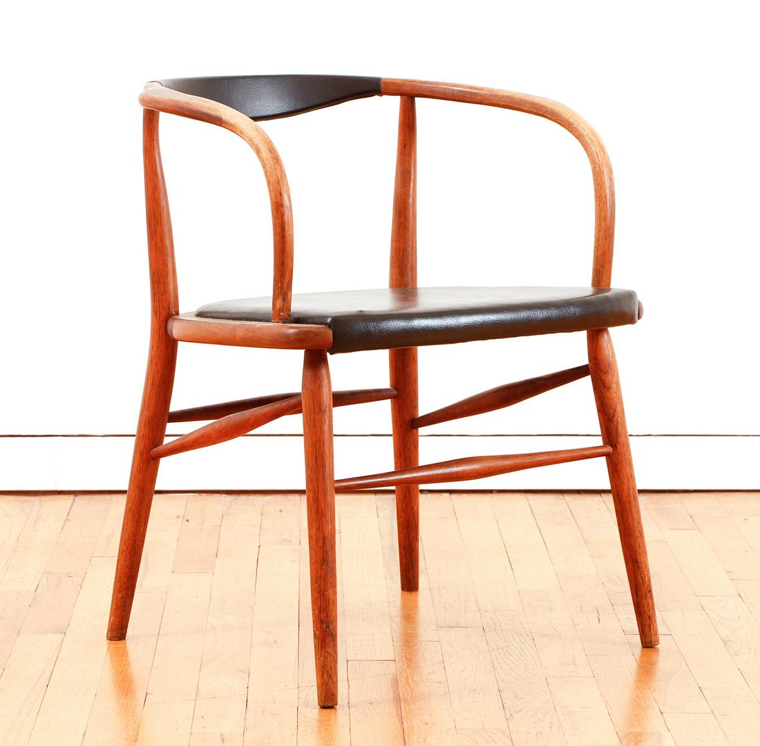 Mid Century Modern Chair Oak (1 of 9)