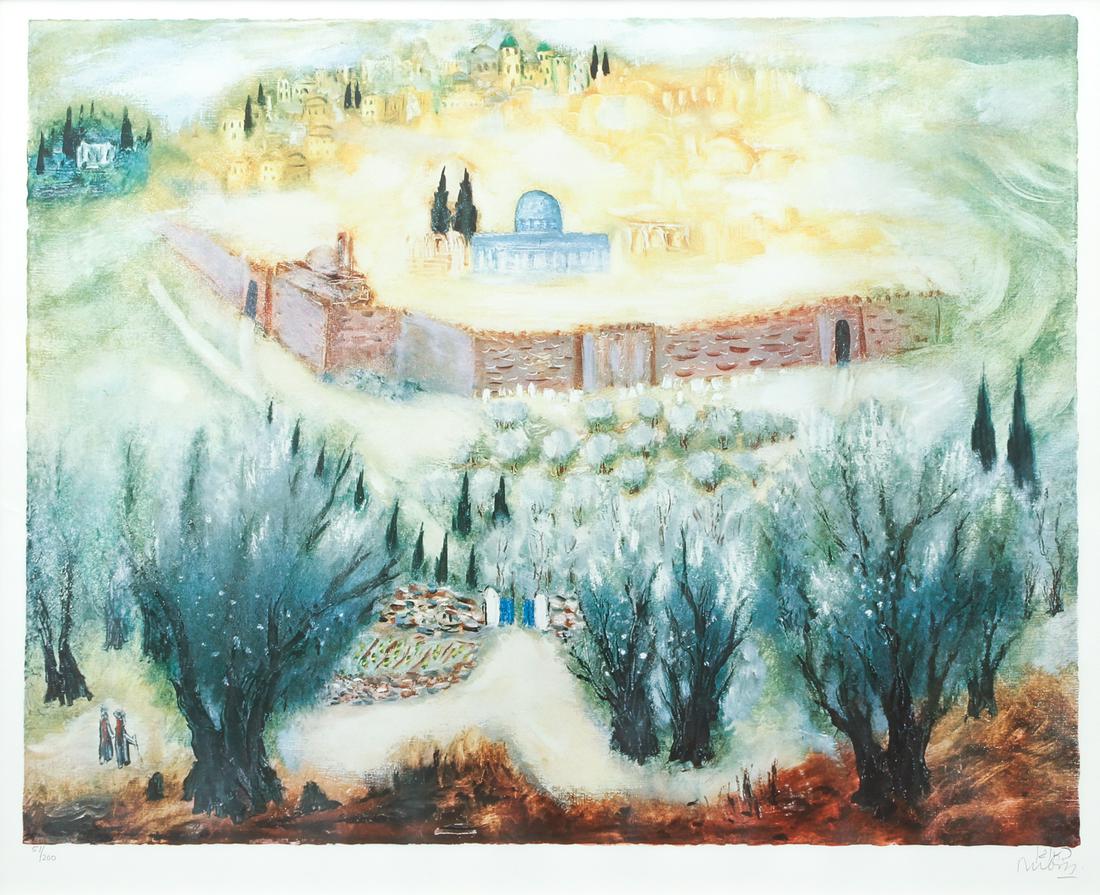 Reuven Rubin Jerusalem Litho Signed (1 of 10)