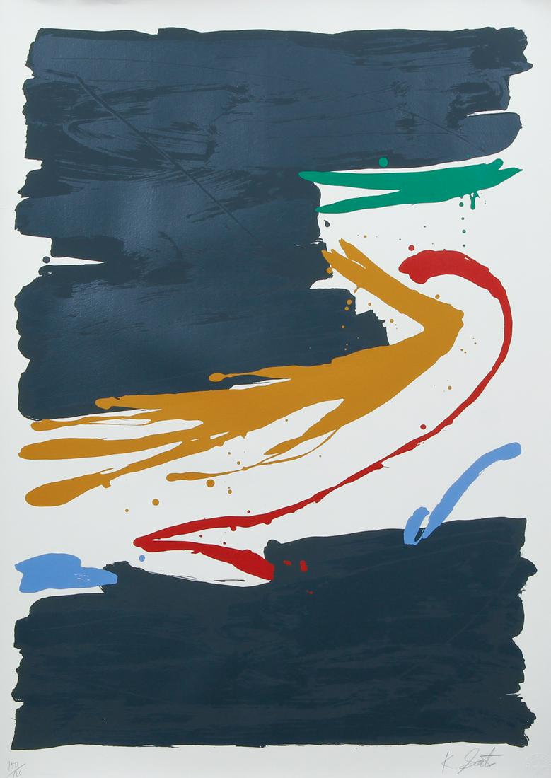 Kikuo Saito Untitled Abstract silkscreen (1 of 7)