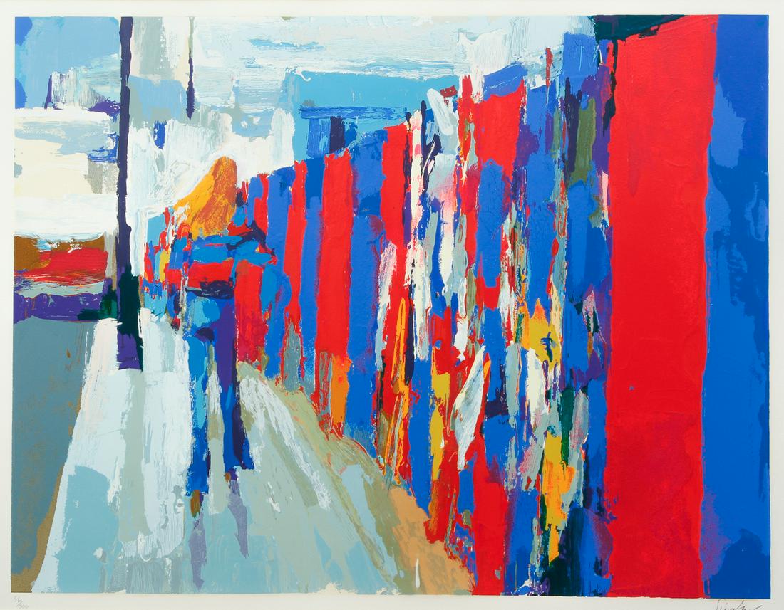 Nicola Simbari orig serigraph "Palisade" (1 of 10)