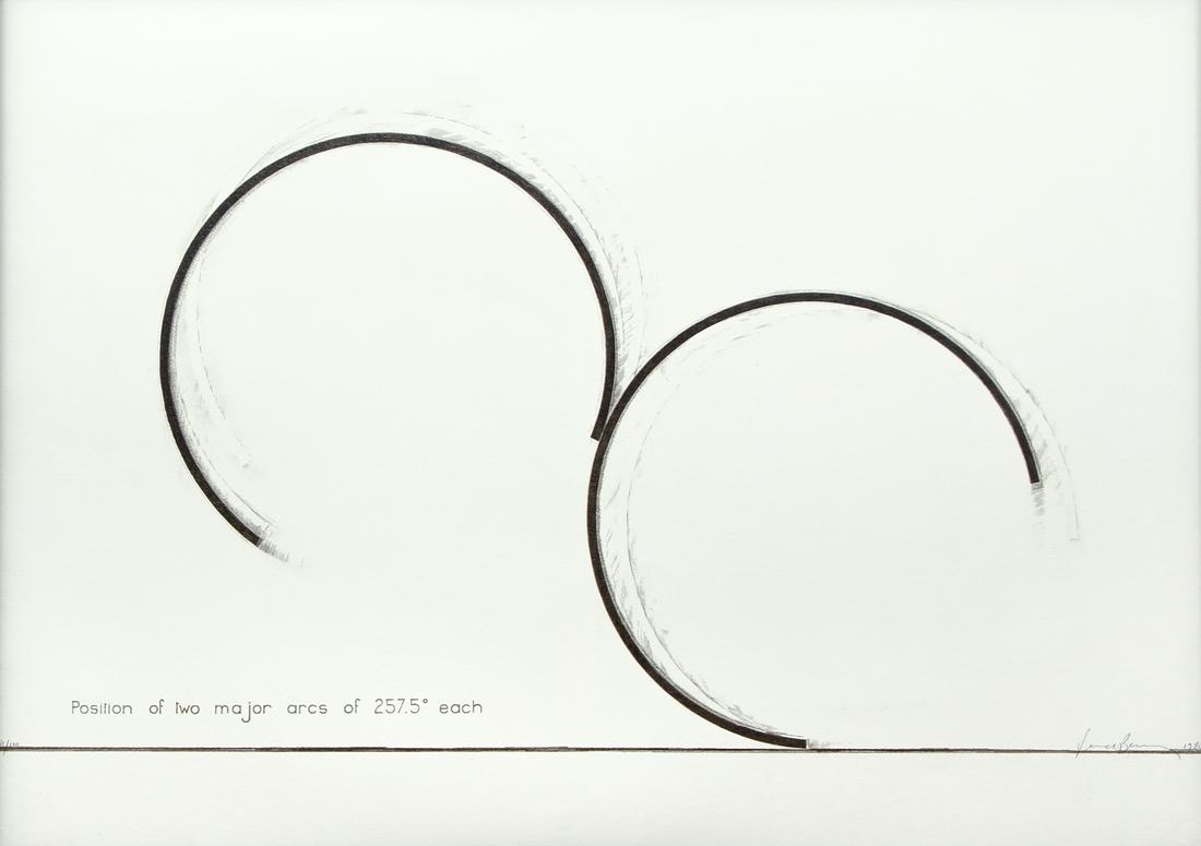 Bernar Venet Arcs signed screenprint (1 of 8)