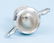 3pc Sterling Silver Tea Set Pitcher Cream Sugar - 3
