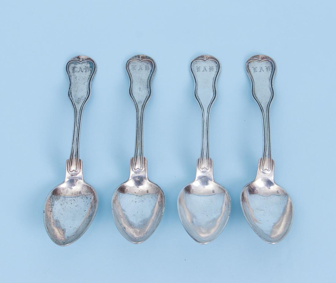 Four 19th Century Austro-Hungarian Silver Spoons (1 of 7)