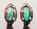 Sterling Turquoise Pendant and Earrings - 2