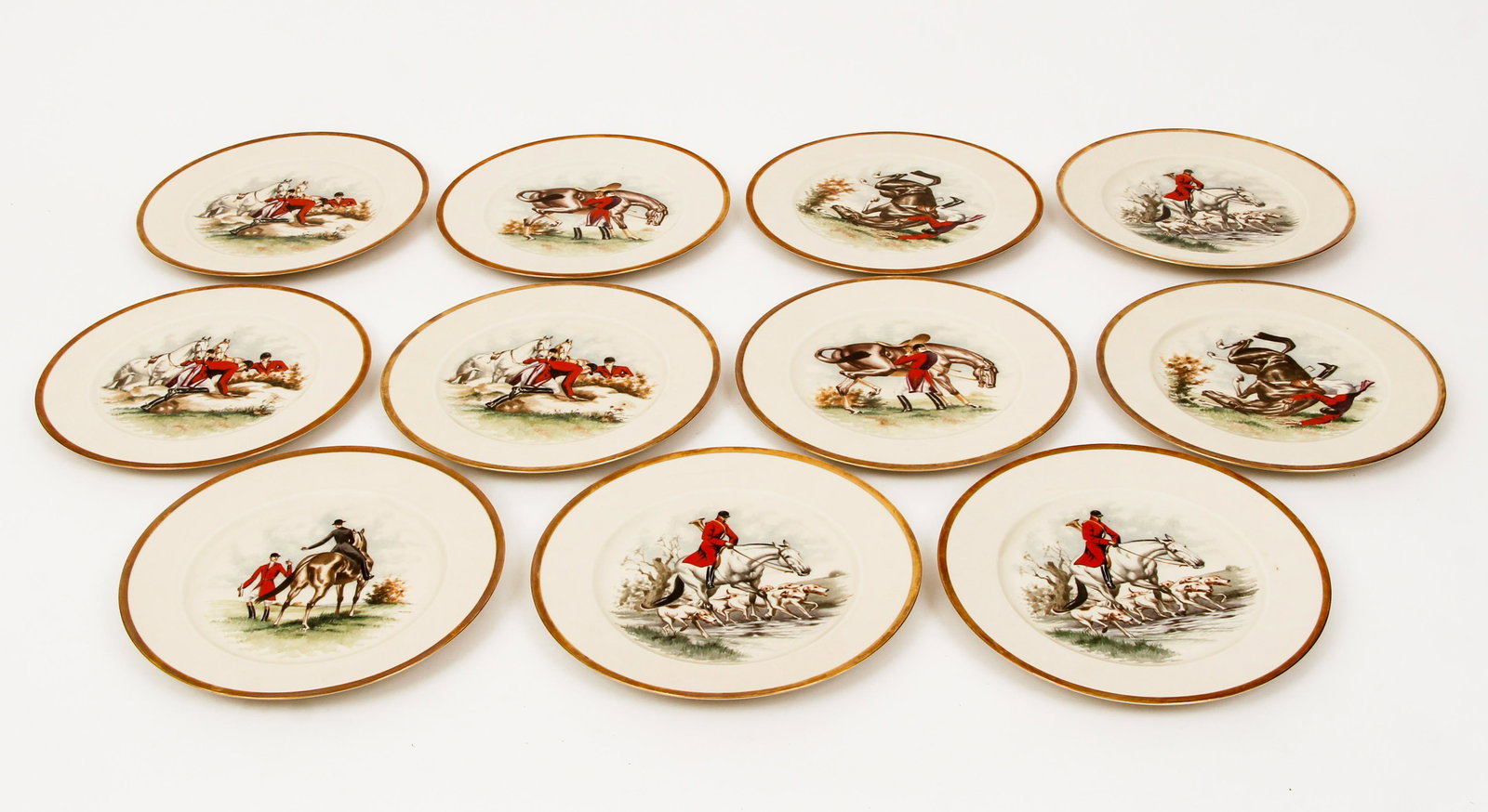 Set of 11 Heinrich Hunting Dinner Plates (1 of 12)