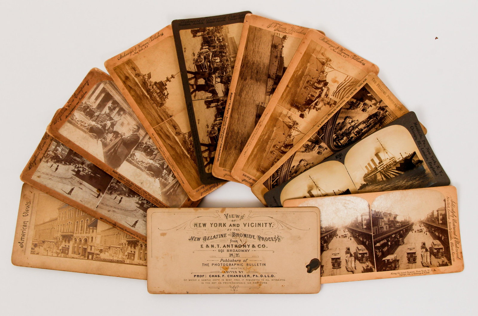 11 Stereocards WWI New York Naval (1 of 1)