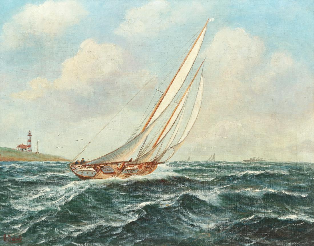 Gabell Nautical Oil Painting (1 of 8)