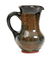 Harding Black Glazed Ceramic Pitcher