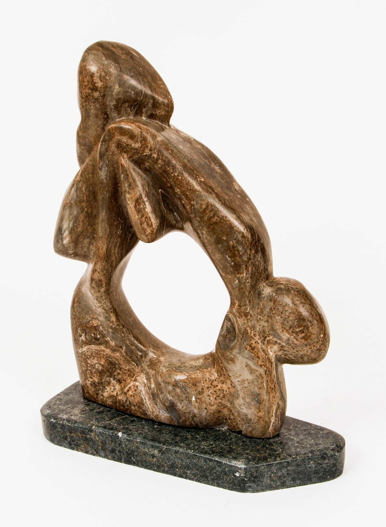 David Breeden 1992 Untitled carved stone sculpture (1 of 5)