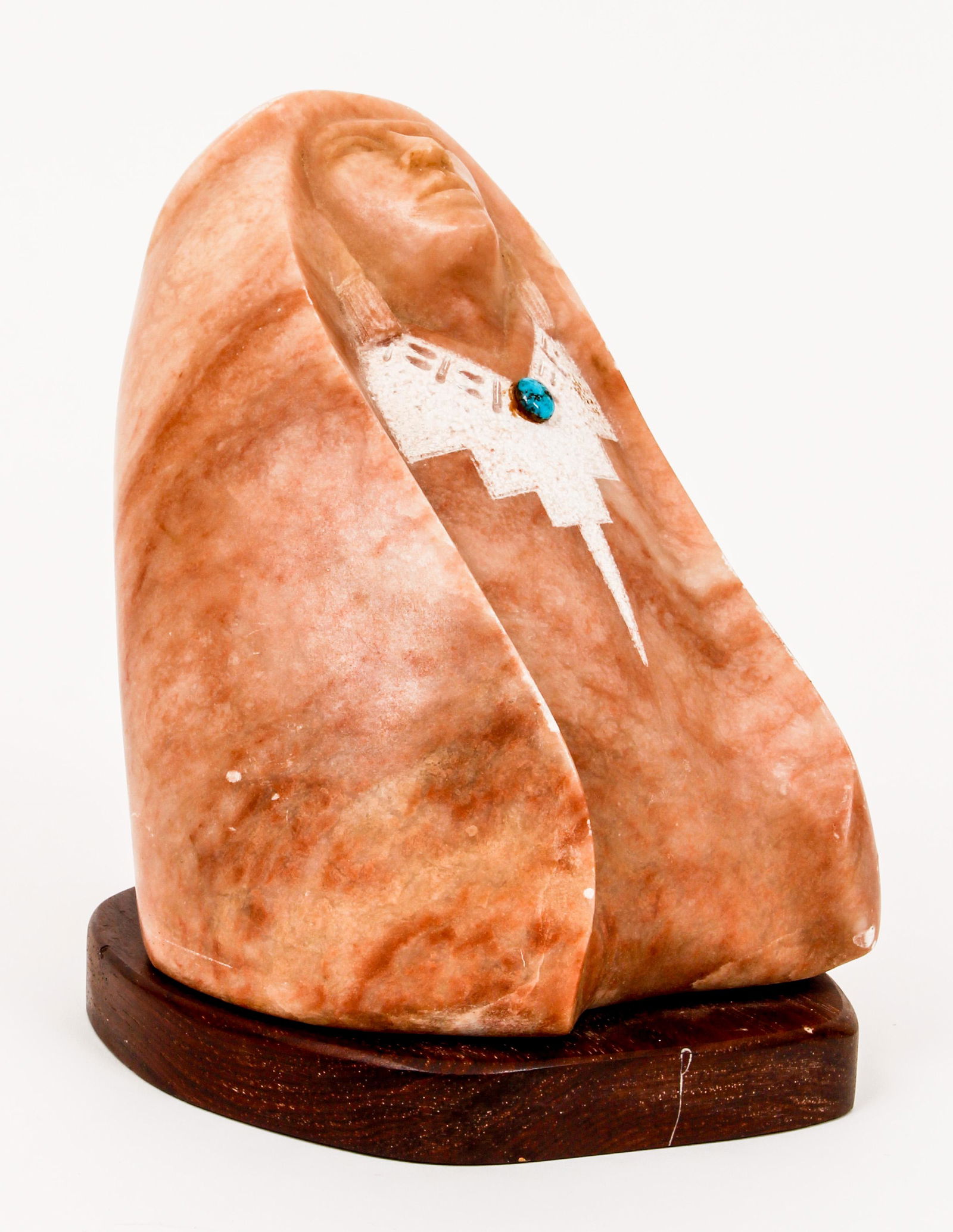 Ellison Van Paquin 1989 carved stone sculpture (1 of 4)