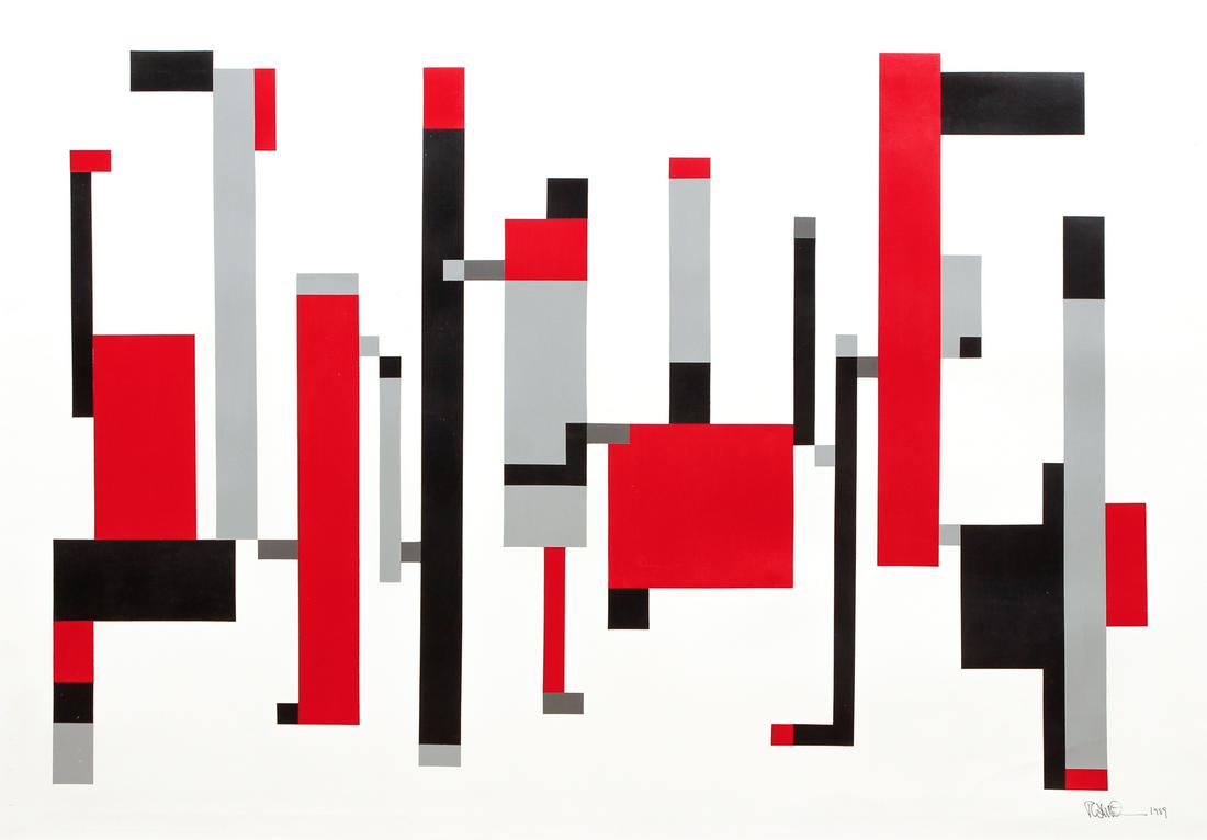 Minimalist Geometric Large Painting (1 of 7)